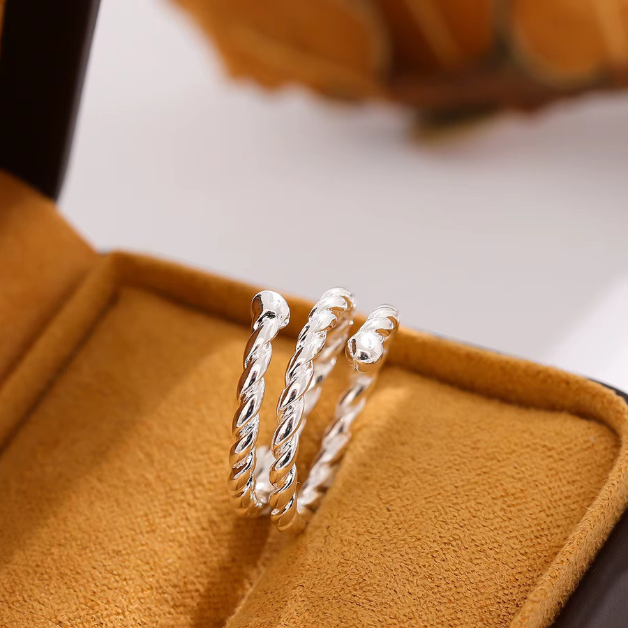 GaGa-Duck Ring, 925 Silber, Twisted, Silber - Bild 2