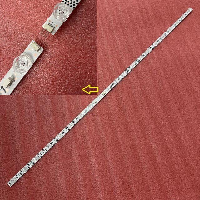 LED-Hintergrundbeleuchtung Set mit 21 LEDs für TCL 43S350A 43V6EA 43S5400 43F165C 43S11F in Weiß - Bild 1