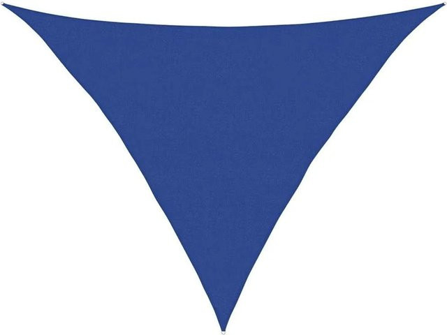 vidaXL Sonnensegel Dreieckig Blau aus HDPE mit 160 g/m² - Bild 1