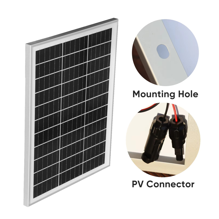 Tragbares Solarpanel-System xinpuguang 21W Photovoltaik-Kit in Schwarz für Outdoor und Reisen - Bild 3