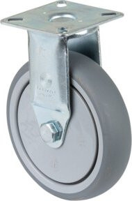 BS Apparaterolle A310.A85.100 Bockrolle in Grau mit 100 mm Raddurchmesser und Schraubbefestigung - Bild 1