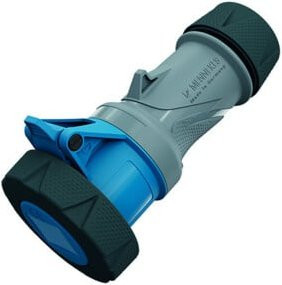 Mennekes CEE Kupplung PTX 16A 3p 6h 230V IP69 Blau - Bild 1
