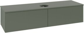 V&B Waschtischunterschrank Antao ohne Frontstruktur in Grau lackiert, B/T: 160 x 50 cm - Bild 1