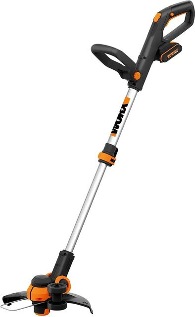 Worx Akku-Rasentrimmer WG163E.2 20 V mit Teleskopschaft und Nylonlinie - Bild 1
