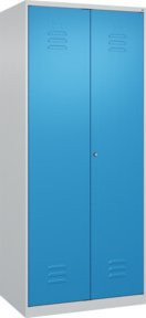 C+P Wäsche- und Garderobenspind Classic PLUS mit 2 Abteilen, Farbe Lichtblau, B/T/H: 80 x 50 x 185 cm - Bild 1