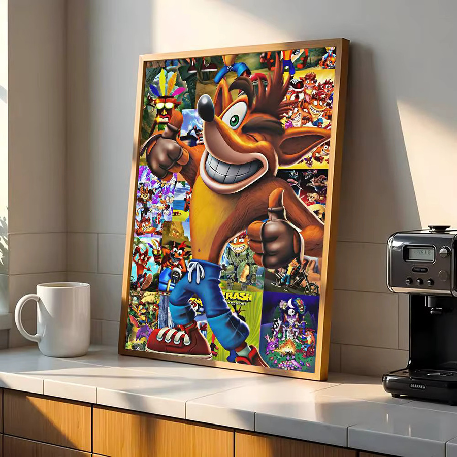 Crash Bandicoot Poster Wandbild ungerahmt Bilibili Portrait Format - Bild 6