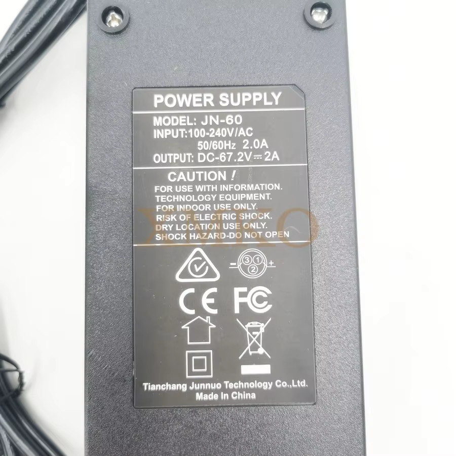 Citycoco Elektroroller-Batterieladegerät in Schwarz, 60 V, 2 A, Netzteil mit europäischem Standard - Bild 2