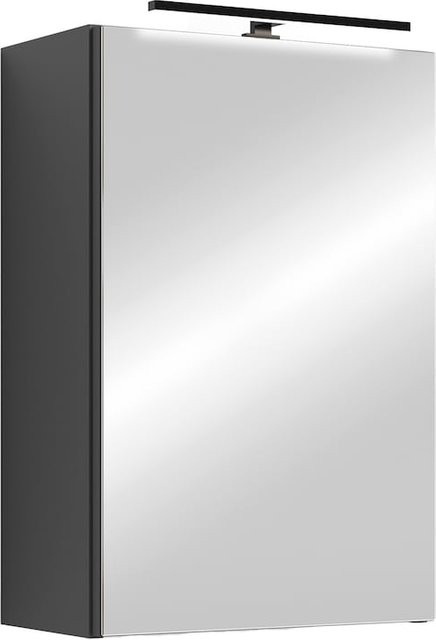 byLIVING Spiegelschrank SPREE in Anthrazit mit LED-Beleuchtung und Soft-Close-Türen, B/H/T: 40 x 60 x 15 cm - Bild 1