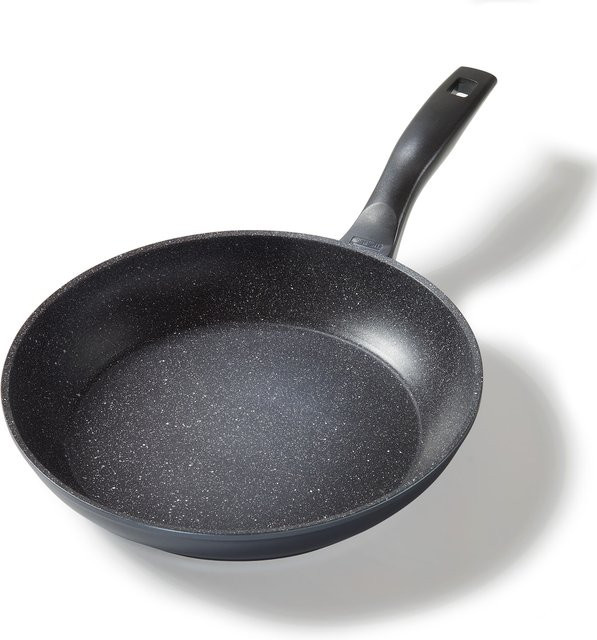 STONELINE Bratpfanne Schwarz mit Steinpartikeln, Durchmesser: 28 cm, Antihaftbeschichtung für alle Herdarten inklusive Induktion - Bild 1