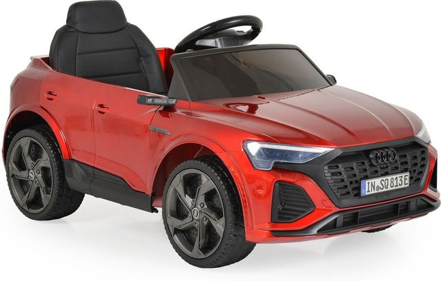 Moni Audi SQ8 e-tron Elektroauto mit EVA-Reifen, Musik und Licht, rot - Bild 1