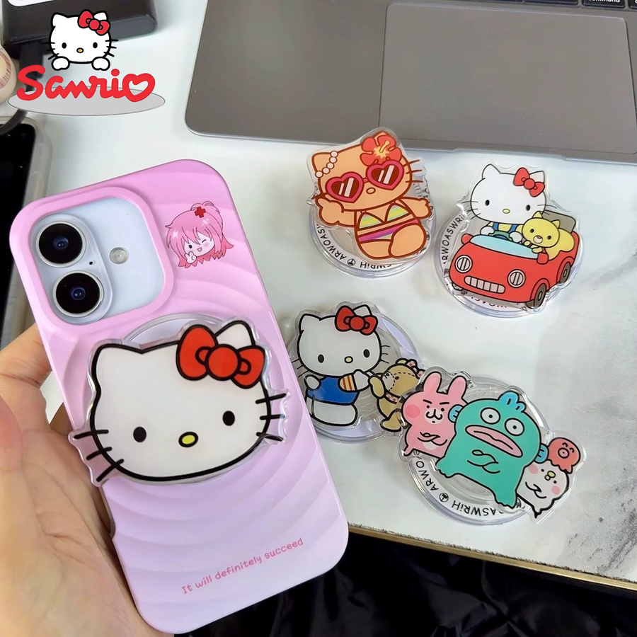 Sanrio Hello Kitty und Kuromi Acryl-Magnet-Handyhalter für MagSafe-Hüllen, niedlicher Phone GripTok - Bild 4