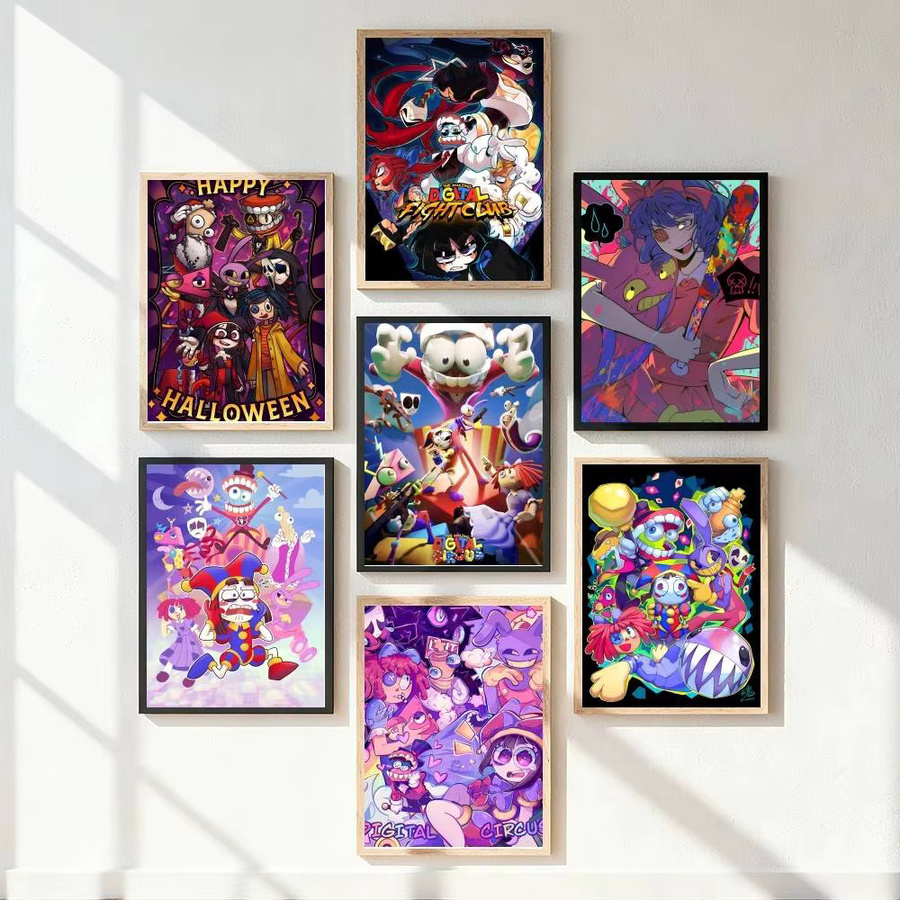 Kayou Anime The Amazing Digital Circus Poster Kunstdruck in Multicolor, Rechteckig, Papier - Bild 3