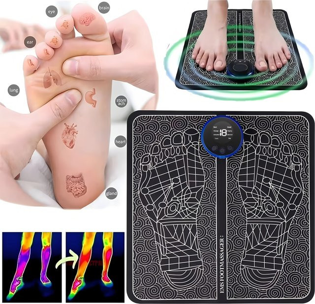 AXH Fußmassagegerät, EMS Fußmassagematte, Pulsierend - Bild 1