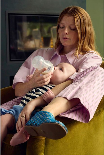 Tommee Tippee Anti-Kolik-Flasche mit breitem Flaschenhals, BPA-frei, transparent, 260 ml - Bild 1