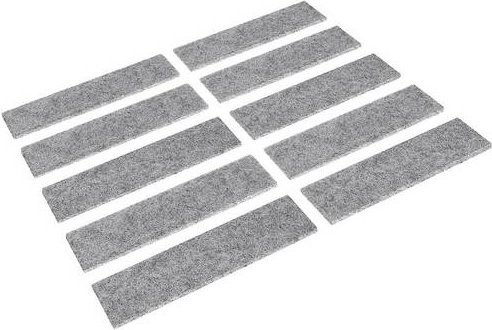 BERNSTEIN Filzaufkleber für Elektronik, grau, B/T/H: 12,5 x 2,5 x 12,5 cm - Bild 1