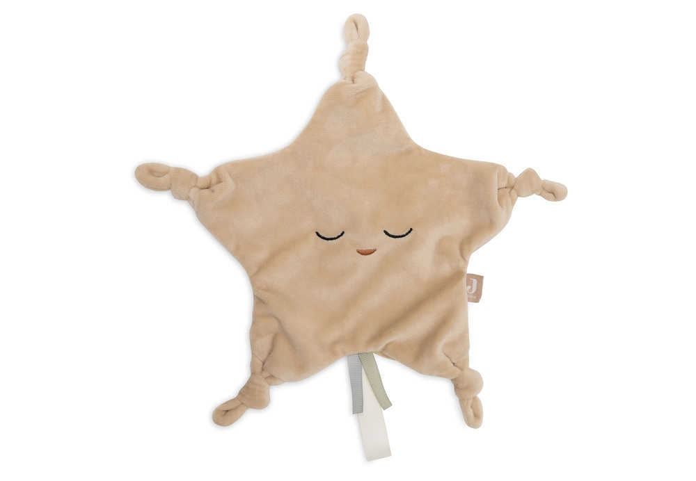 Jollein Little Star Biscuit Schmusetuch, Plüsch / Textil, Braun - Bild 1