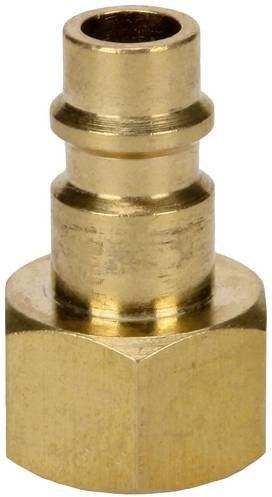 Einhell Druckluft-Stecknippel mit R 3/8 Zoll Innengewinde aus Messing in Gold - Bild 1