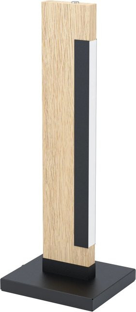 Eglo LED-Tischleuchte Camacho aus Holz und Metall in Schwarz dimmbar - Bild 1