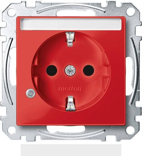 Merten Steckdose System M in Karminrot MEG2303-0306 - Bild 1