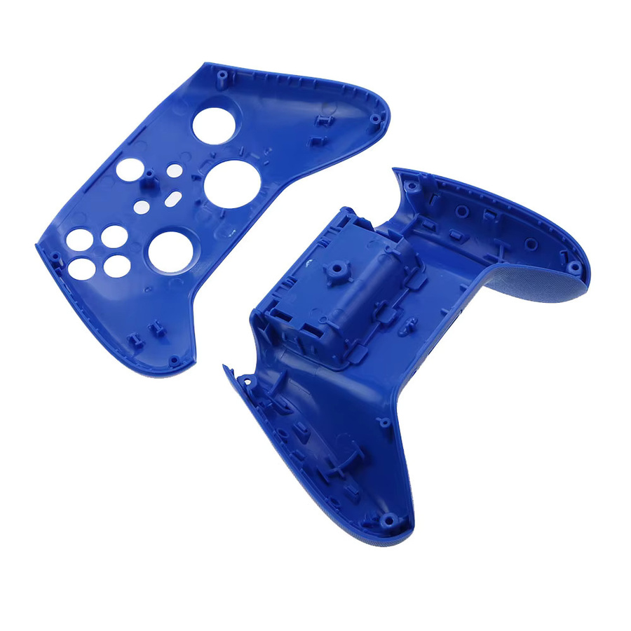 JCD Ersatzgehäuse für Xbox Series X S Controller, schwarzes Vorder- und Rückgehäuse Set mit Frontplatten - Bild 2