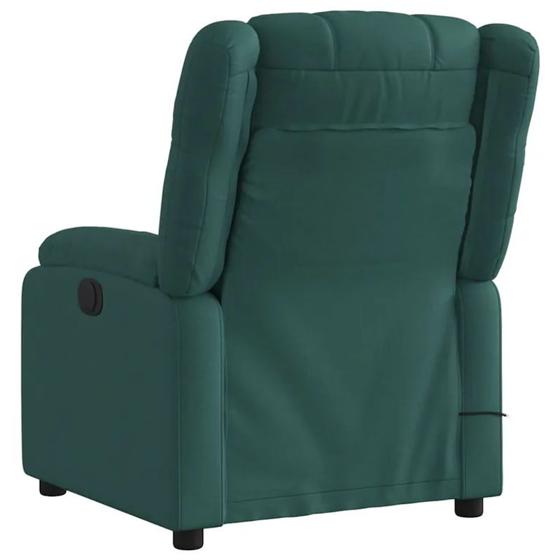 Vidaxl Ausklappbarer Massagesessel in Grün mit Stoffbezug im modernen Design - Bild 5