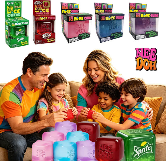 Schylling Nice Cube Blind Box, Fidget-Spielzeug, Quetschbarer Würfel - Bild 1