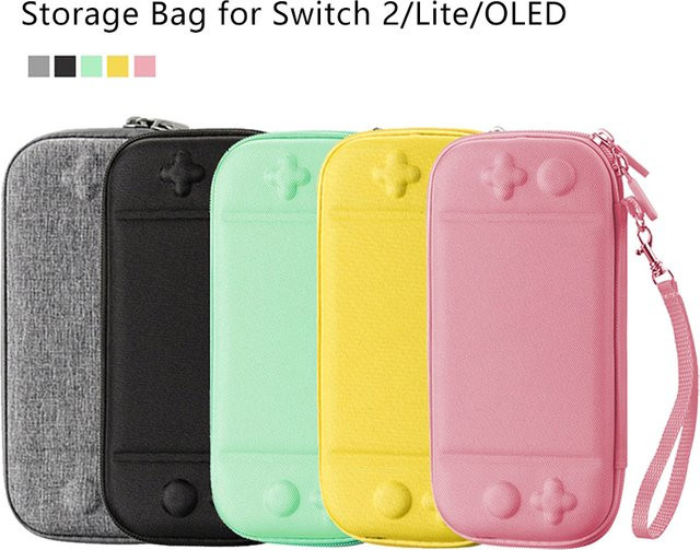 SD&HI Tragbare Reise-Aufbewahrungstasche als Anti-Fall-Schutzbox für Nintendo Switch, Switch Oled und Lite - Bild 1