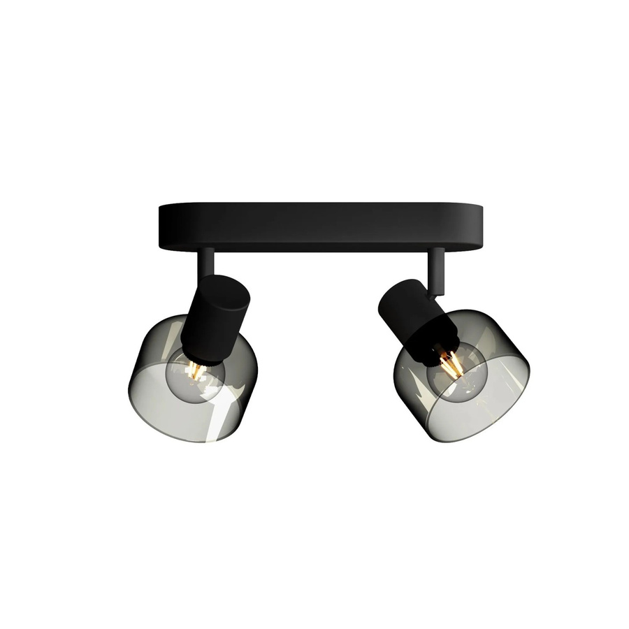 Philips Hue Spot Sleet Deckenleuchte 2-flammig Schwarz mit Glas und Metall, verstellbar, E14, 25 W - Bild 2