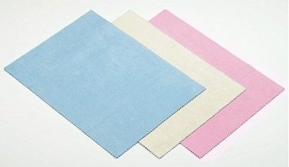 Tamiya Poliertuch-Set, Rosa / Pink, Blau, Weiß, 3-teiliges Set - Bild 1