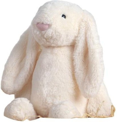 HonorBond Plüschhase, Plüschtier, weiß, 28cm - Bild 1