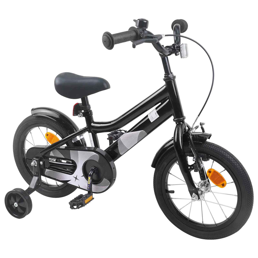 VD Home Furnishing Kinderfahrrad 16 Zoll Schwarz - Bild 3