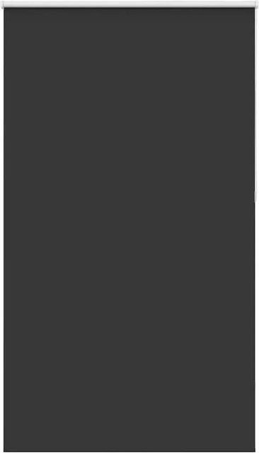 vidaXL Verdunkelungsrollo Schwarz aus Polyester mit Thermofunktion, B: 125 cm, H: 230 cm - Bild 1