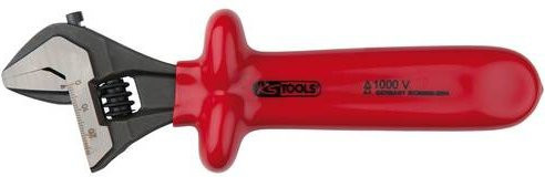 KS Tools Isolierter Rollgabelschlüssel aus Chrom-Vanadium in Rot, 34 mm - Bild 1