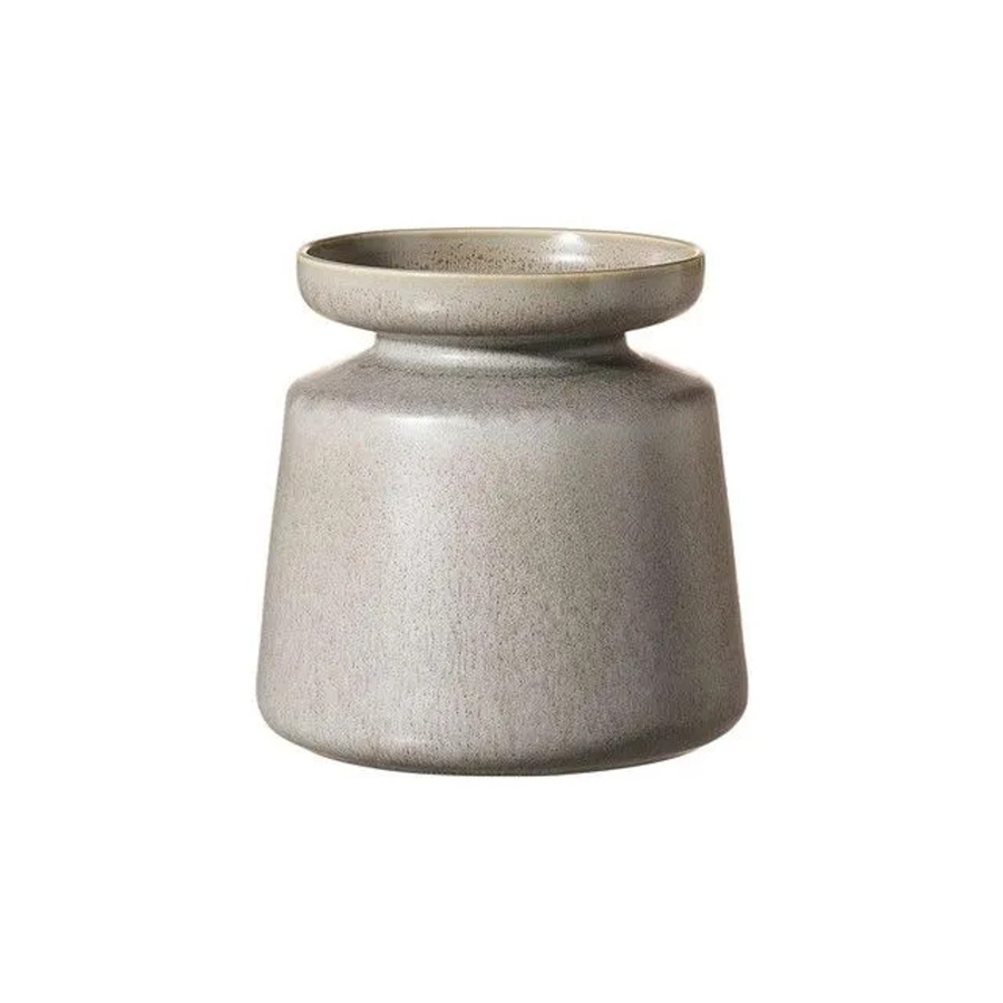 Ritzenhoff & Breker Imperia Vase aus Steingut, Grau, Höhe: 18 cm, bauchig - Bild 2