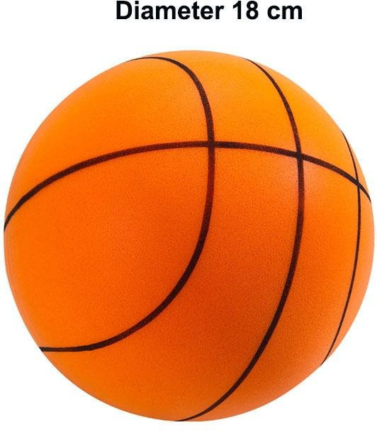 Stiller Basketball, Weicher PU-Schaum, Knetbarer Ball, Orange - Bild 1