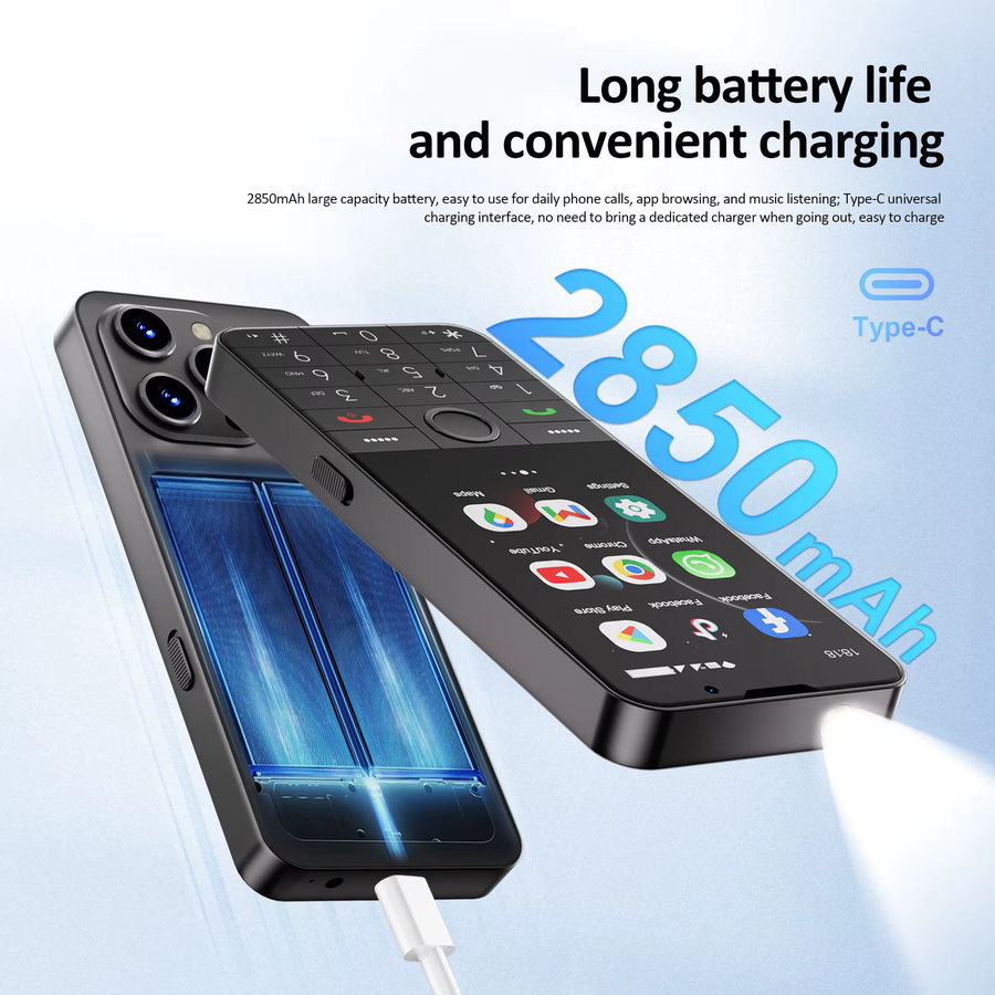 SERVO F26 PRO Android Smartphone in Schwarz mit 3,5-Zoll-Display, 4G/LTE, WLAN, GPS und 2850mAh Akku - Bild 4