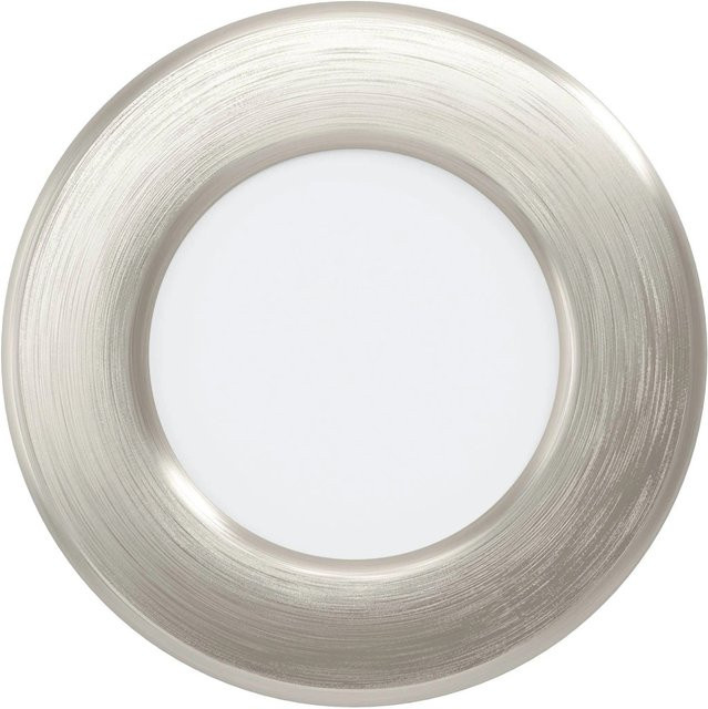 Eglo LED-Einbauspot Fueva 5 in Nickelfarben Matt mit warmweißem Licht, Durchmesser: 8,6 cm - Bild 1