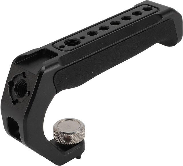 KONNWEI Kamera Käfig mit Top Griff aus Aluminiumlegierung und Silikon für Video Stabilisierung, Schwarz - Bild 1