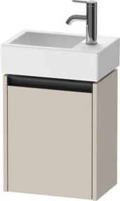 Duravit Waschtischunterschrank Ketho.2 in Taupe, wandhängend mit 1 Tür, B/T: 36,4 x 23,8 cm - Bild 1