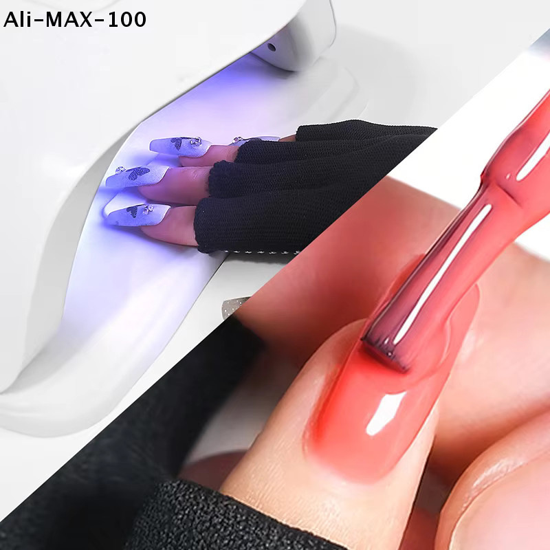 Heabety Sonnenschutzhandschuhe für Nagelkunst, UV-Schutz - Bild 2