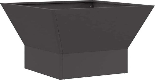 vidaXL Feuerstelle aus Stahl in Schwarz B/T/H: 60 x 60 x 35 cm - Bild 1