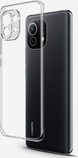 Transparente Ultra-Dünne TPU Silikon Schutzhülle für Xiaomi 11 Lite 5G und Xiaomi 11 Lite 4G - Bild 1