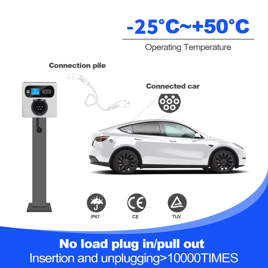KOLANKY EV-Ladekabel Typ 2, 11 kW, Stecker auf Buchse, Schwarz - Bild 4