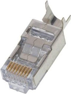 Molex Cat 6 RJ45 Stecker 8P8C Ethernet LAN Plug transparent - Bild 1