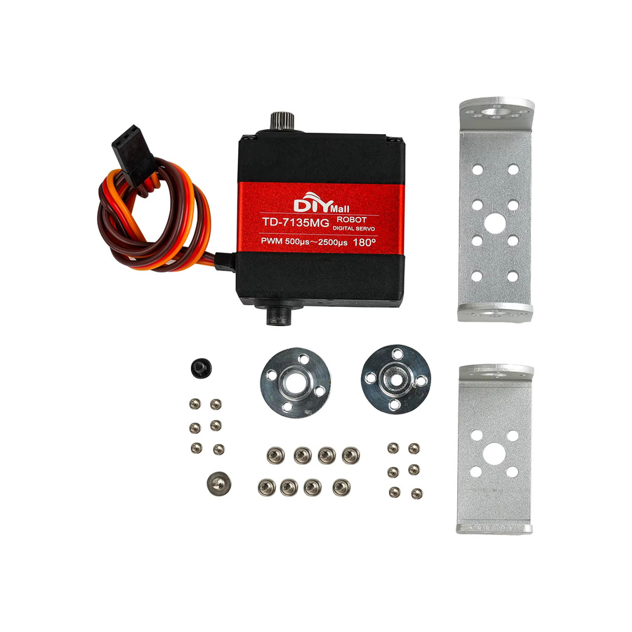 wishiot Digital RC Servo, Metallgetriebe, 35kg - Bild 1