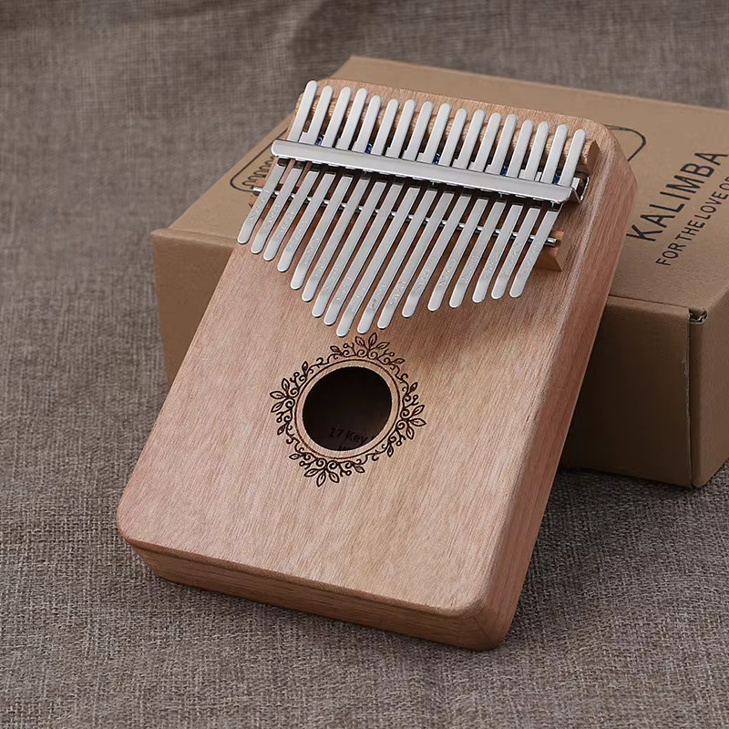 hluru Kalimba, 21-Tasten-Mahagoni, 17-Tasten-Daumenklavier, Mbira - Bild 2