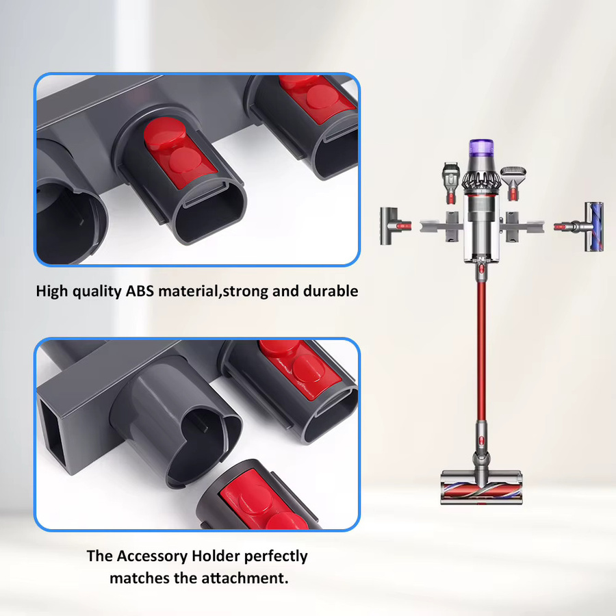WINDNINJA Basisständer als Bürstenaufhänger und Zubehör-Organizer für Dyson V7 V8 V10 V11 V15 Staubsauger - Bild 3