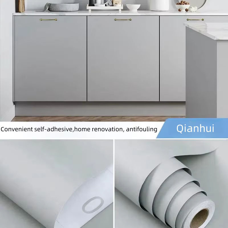 Selbstklebende Vinyl Wandtapete von ctzsoop in Grau, abziehbare PVC Raumdekoration für moderne Wände, Breite: 40 cm - Bild 3