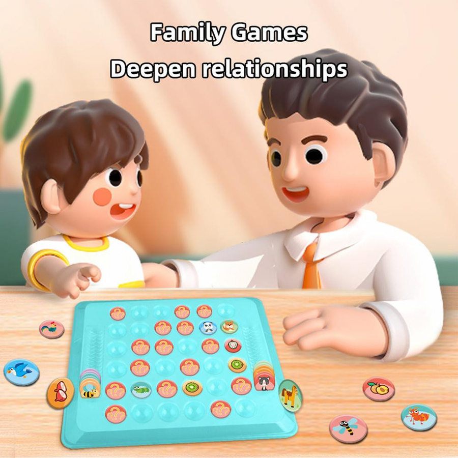 Happy Time For kids Schach Brettspiel für 2 Spieler ab 3 Jahren - Bild 3