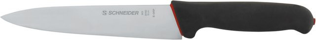 Schneider S-Grip Chefmesser aus Edelstahl in Schwarz mit 18 cm Klingenlänge - Bild 1